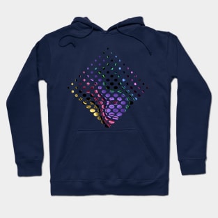 Geometric Grid of Circles Hoodie